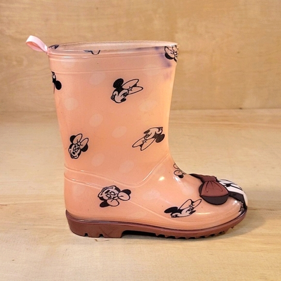 Disney Other - Disney Store Minnie Mouse Kids Toddler Rubber Rain Boots
